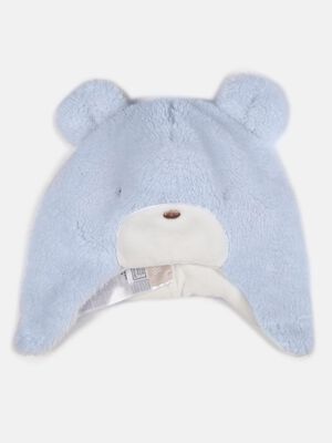 Faux Fur Hat -Blue